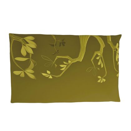 Giraffe 01 Golden Olive Pillow Case