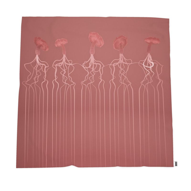 Mycelium 01 Rich Berry Pillow Case