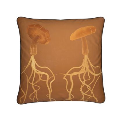 Mycelium 01 Baked Clay Cushion