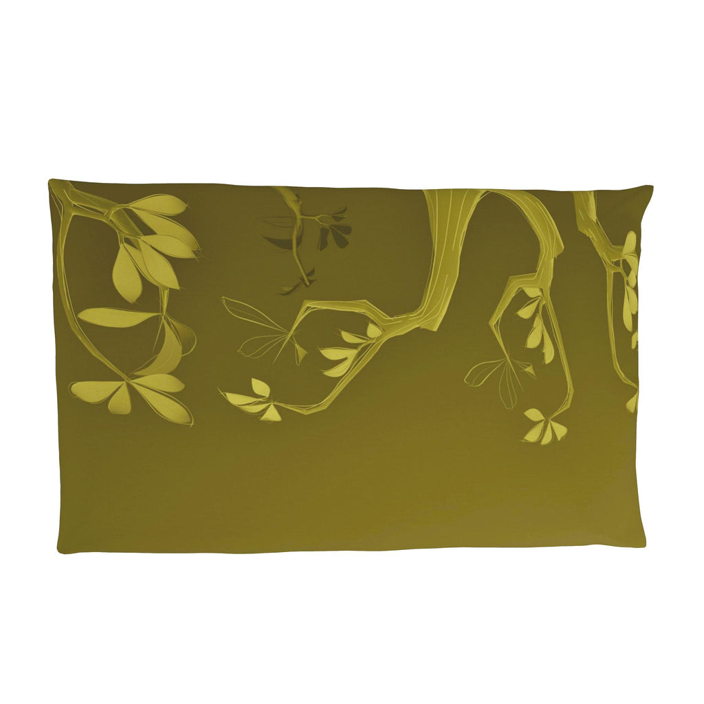 Giraffe 01 Golden Olive Pillow Case