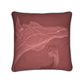 Giraffe 01 Rich Berry Cushion