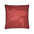 Giraffe 01 Rich Berry Cushion