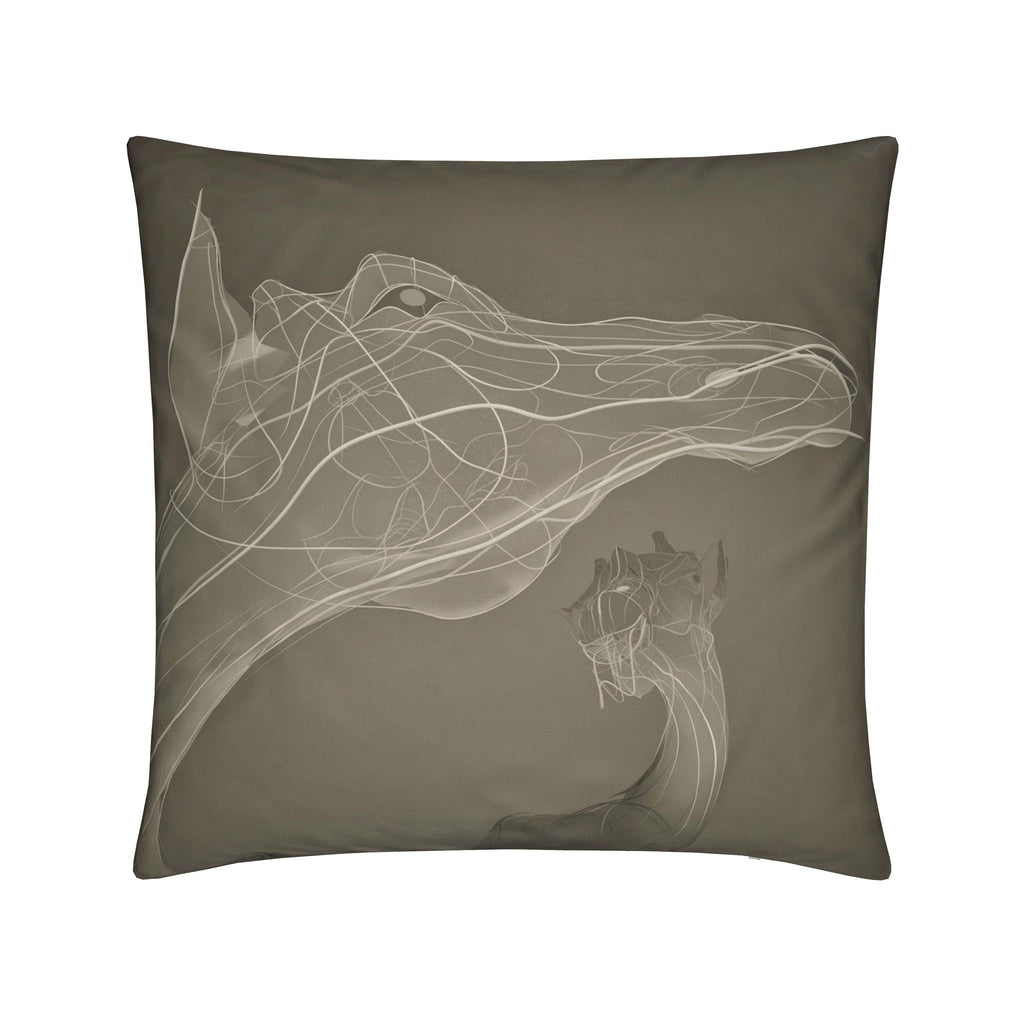 Giraffe 01 Old Bone Cushion