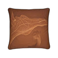 Giraffe 01 Baked Clay Cushion