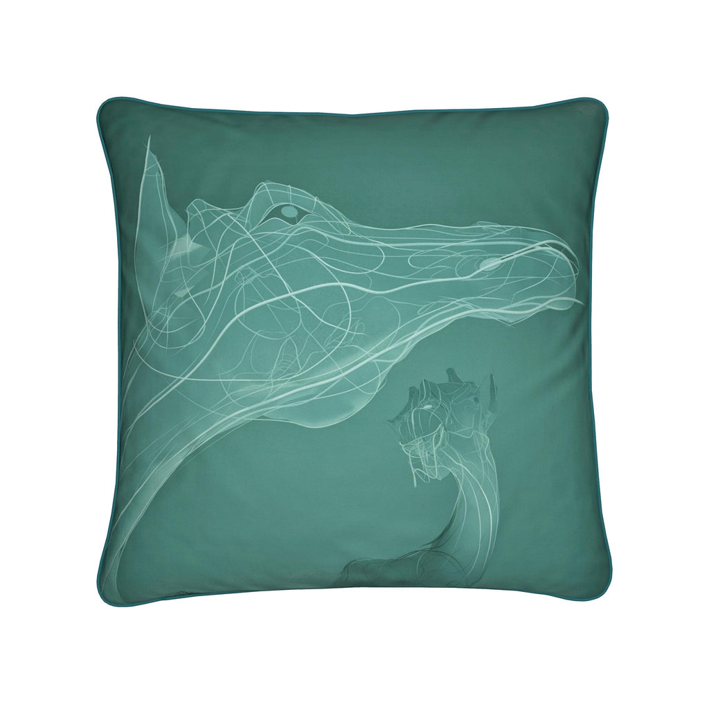 Giraffe 01 Quenched Steel Cushion
