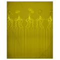 Mycelium 01 Golden Olive Duvet Cover