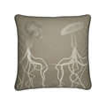 Mycelium 01 Old Bone Cushion