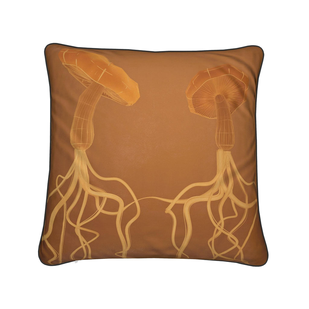 Mycelium 01 Baked Clay Cushion