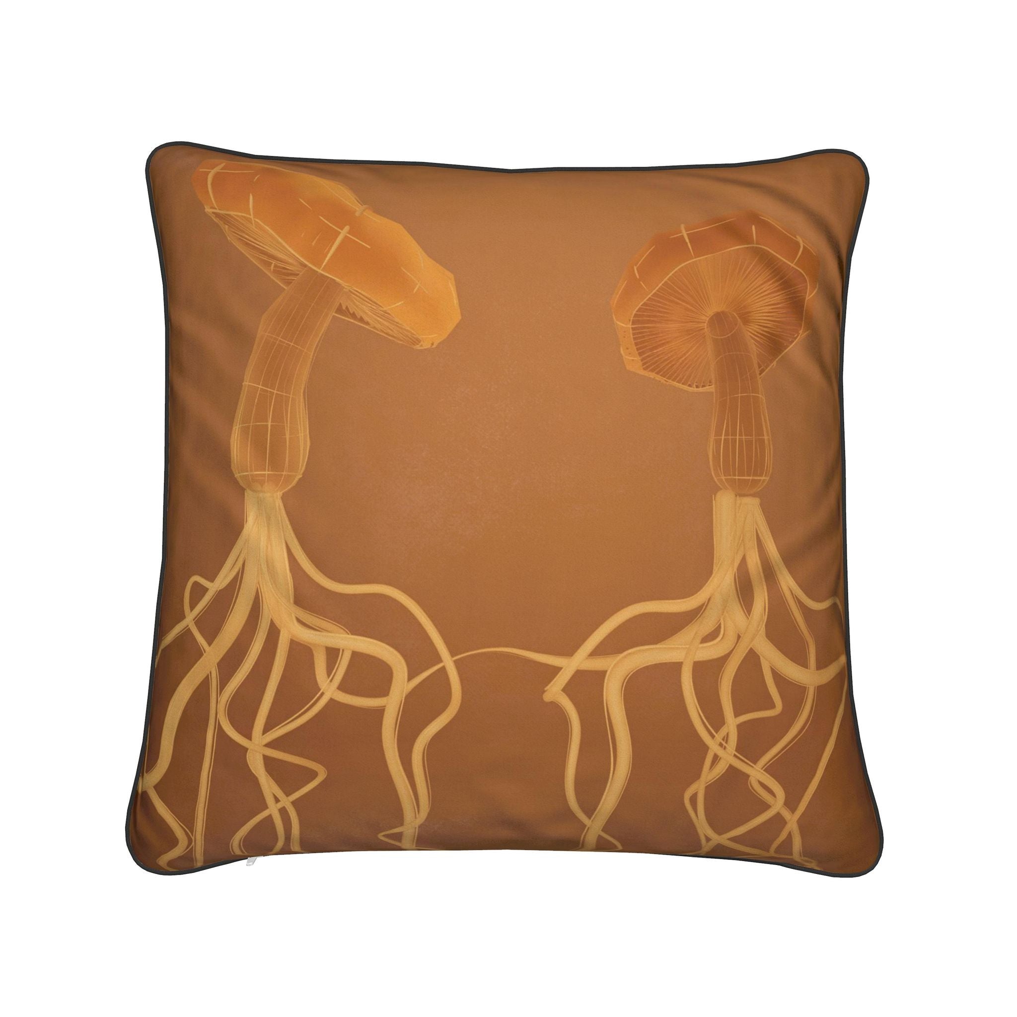 Mycelium 01 Baked Clay Cushion