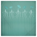 Mycelium 01 Quenched Steel Duvet Cover