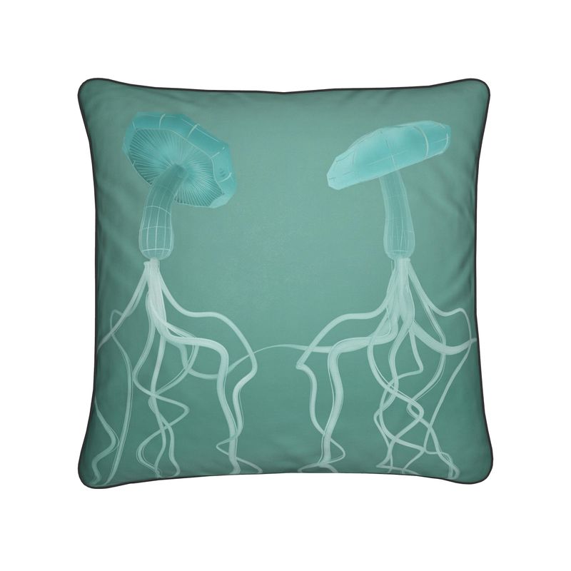 Mycelium 01 Quenched Steel Cushion