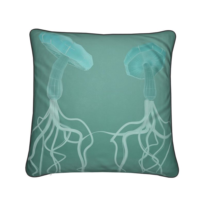 Mycelium 01 Quenched Steel Cushion