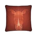 Rhino 01 Scorched Earth Cushion