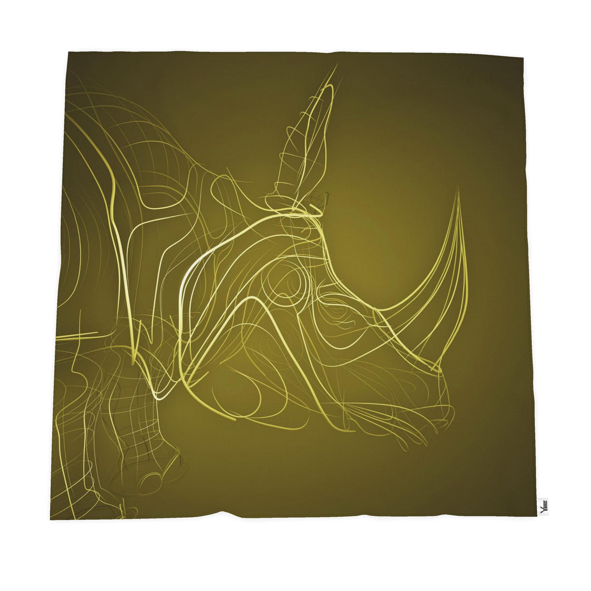 Rhino 01 Golden Olive Throw