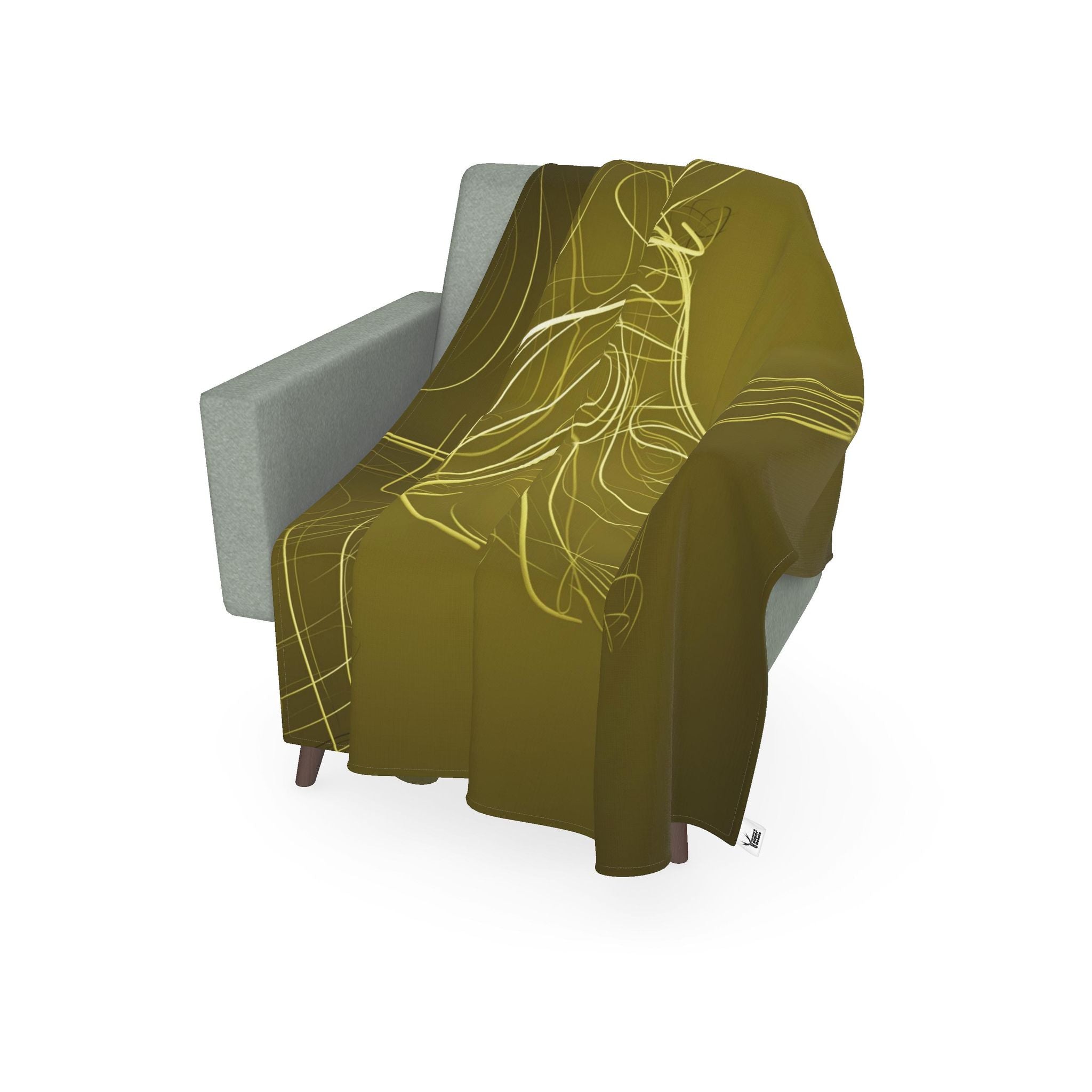 Rhino 01 Golden Olive Throw