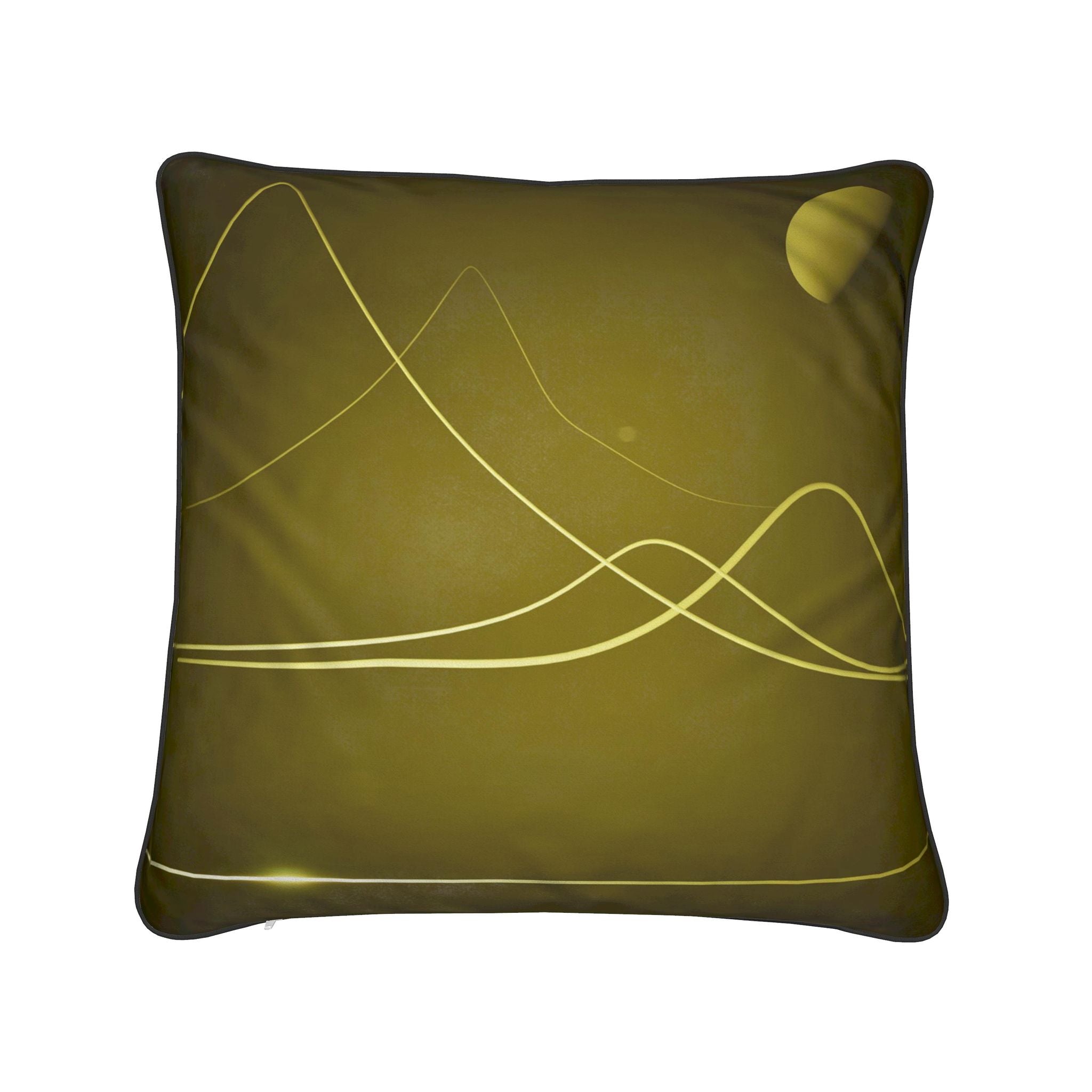 Rhino 01 Golden Olive Cushion