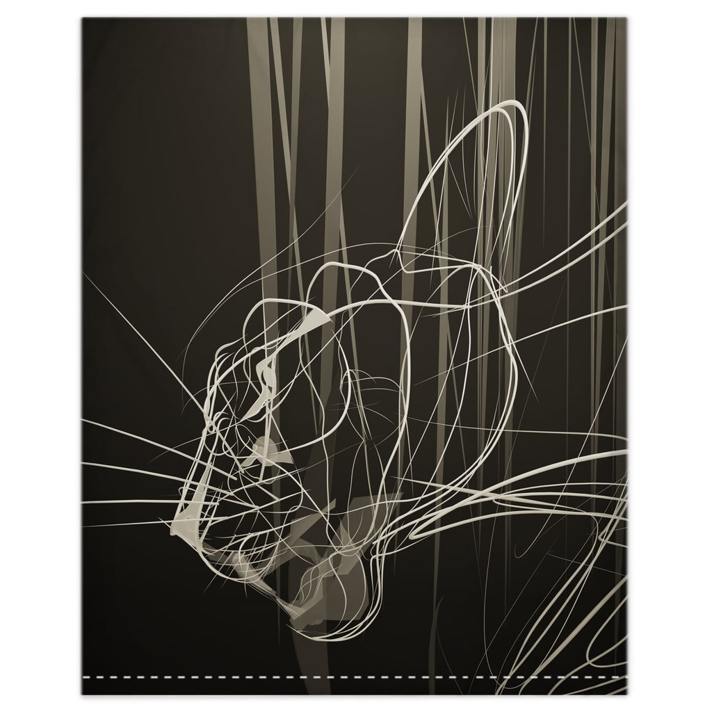 Panther 01 Powdered Carbon Duvet Cover