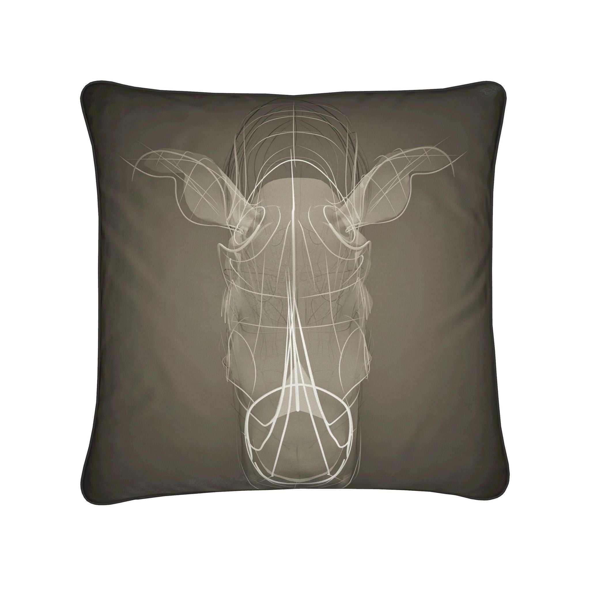 Rhino 01 Powdered Carbon Cushion