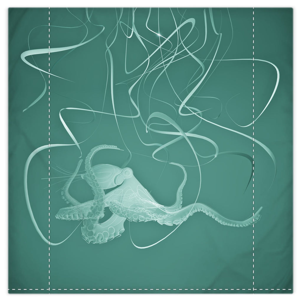 Octopus 01 Quenched Steel Duvet Cover