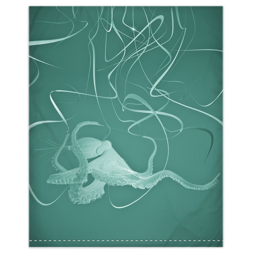 Octopus 01 Quenched Steel Duvet Cover