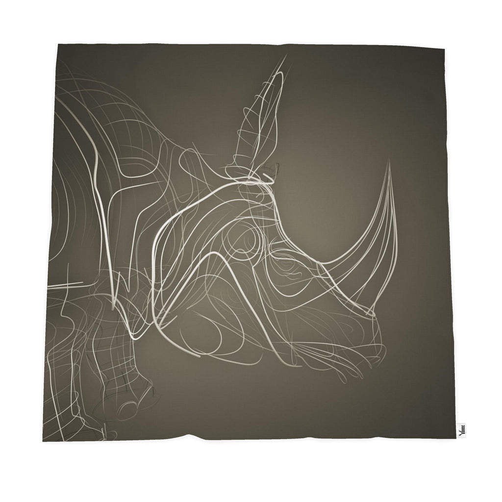 Rhino 01 Powdered Carbon Throw