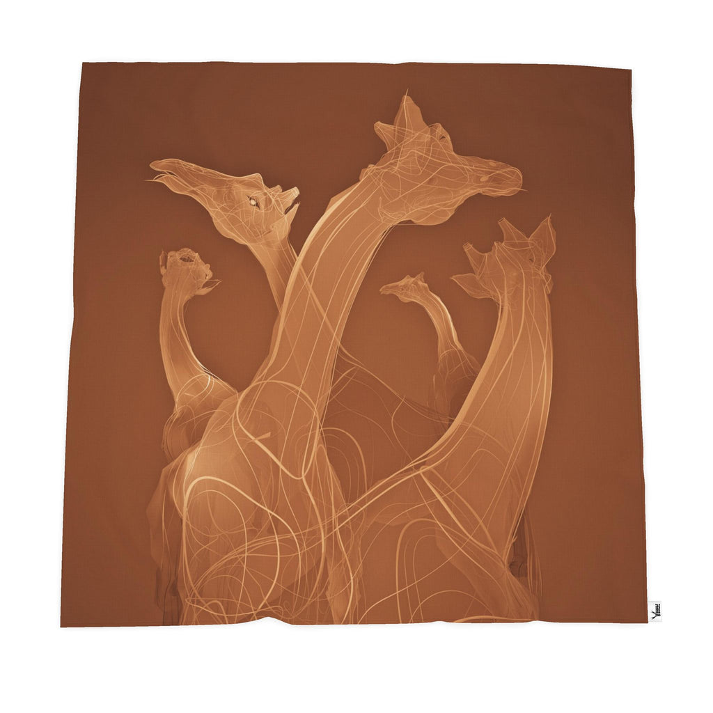 Giraffe 01 Baked Clay Throw