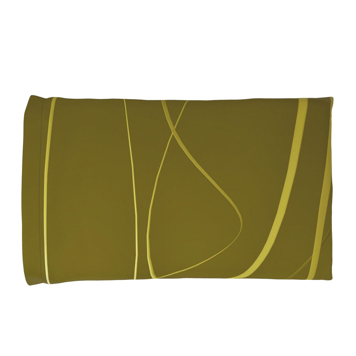 Octopus 01 Golden Olive Pillow Case