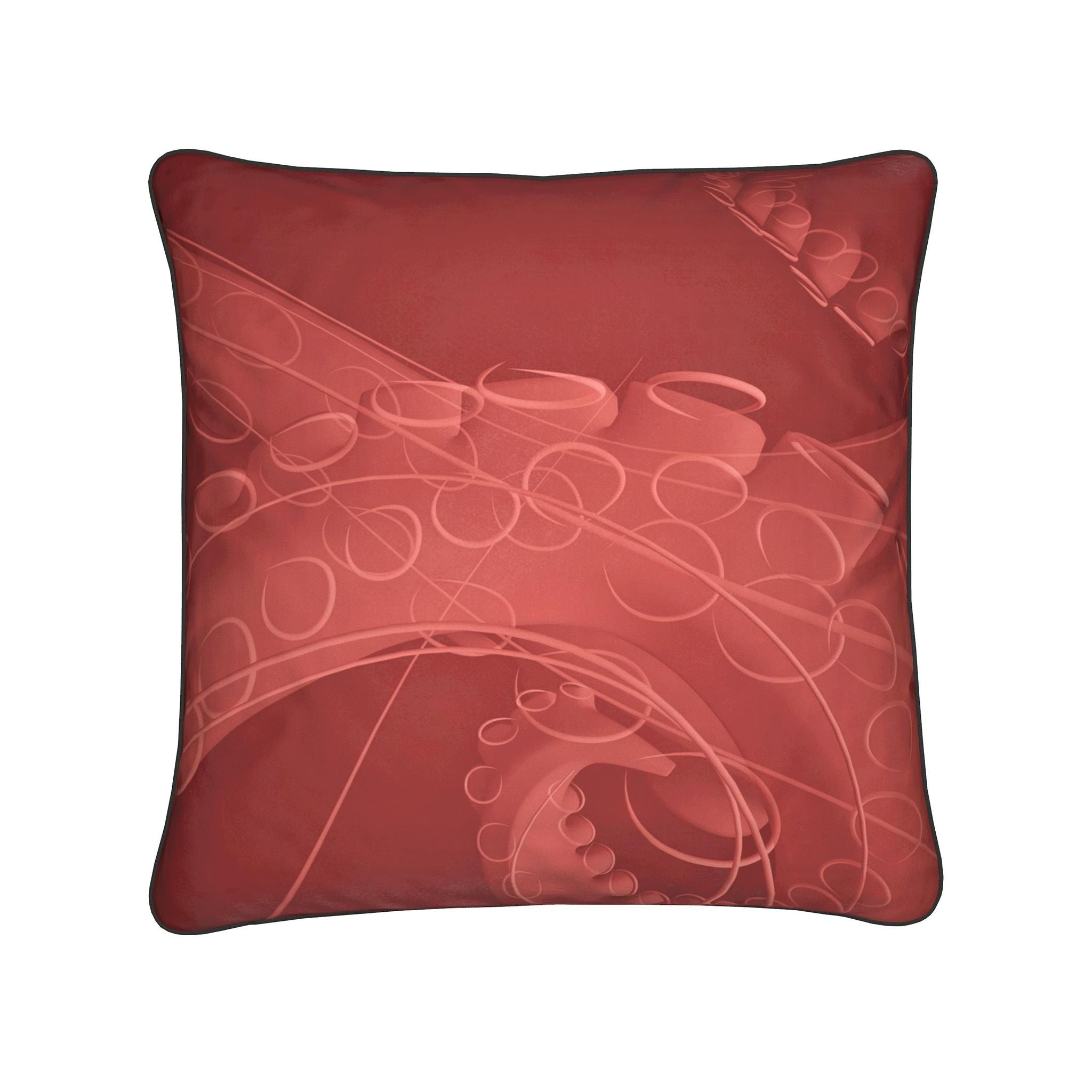 Octopus 01 Rich Berry Cushion