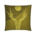 Stag 01 Golden Olive Cushion