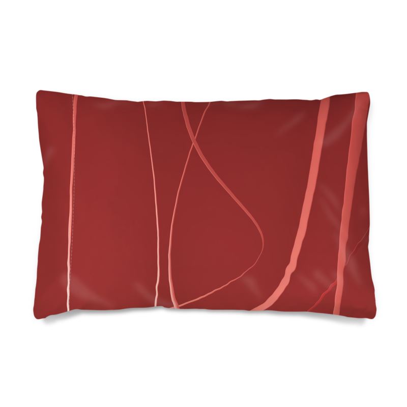 Octopus 01 Rich Berry Silk Pillow Case