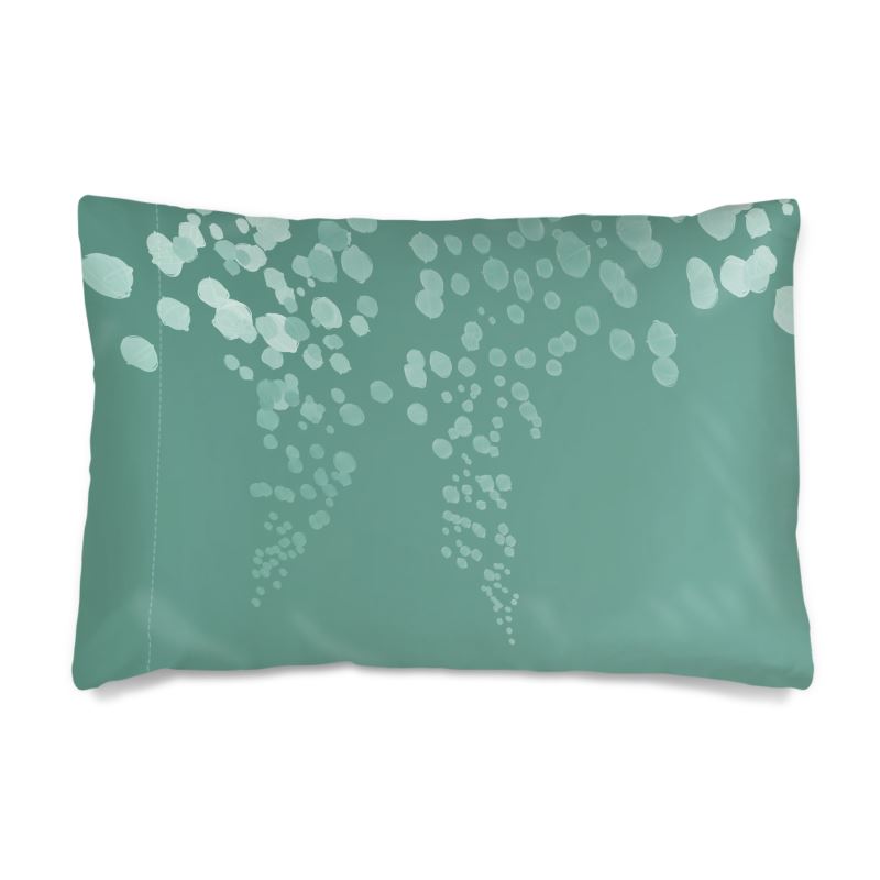 Mycelium 01 Quenched Steel Silk Pillow Case
