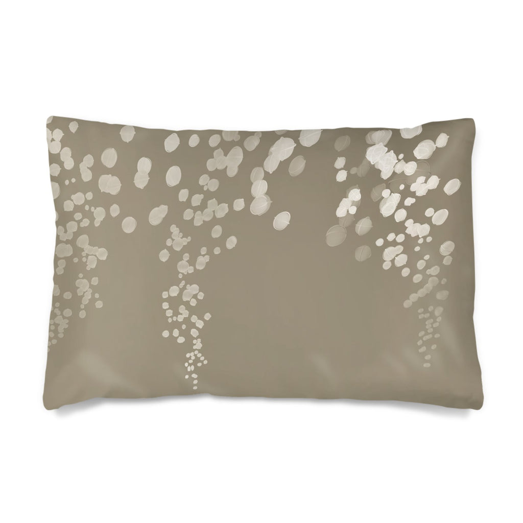 Mycelium 01 Old Bone Silk Pillow Case