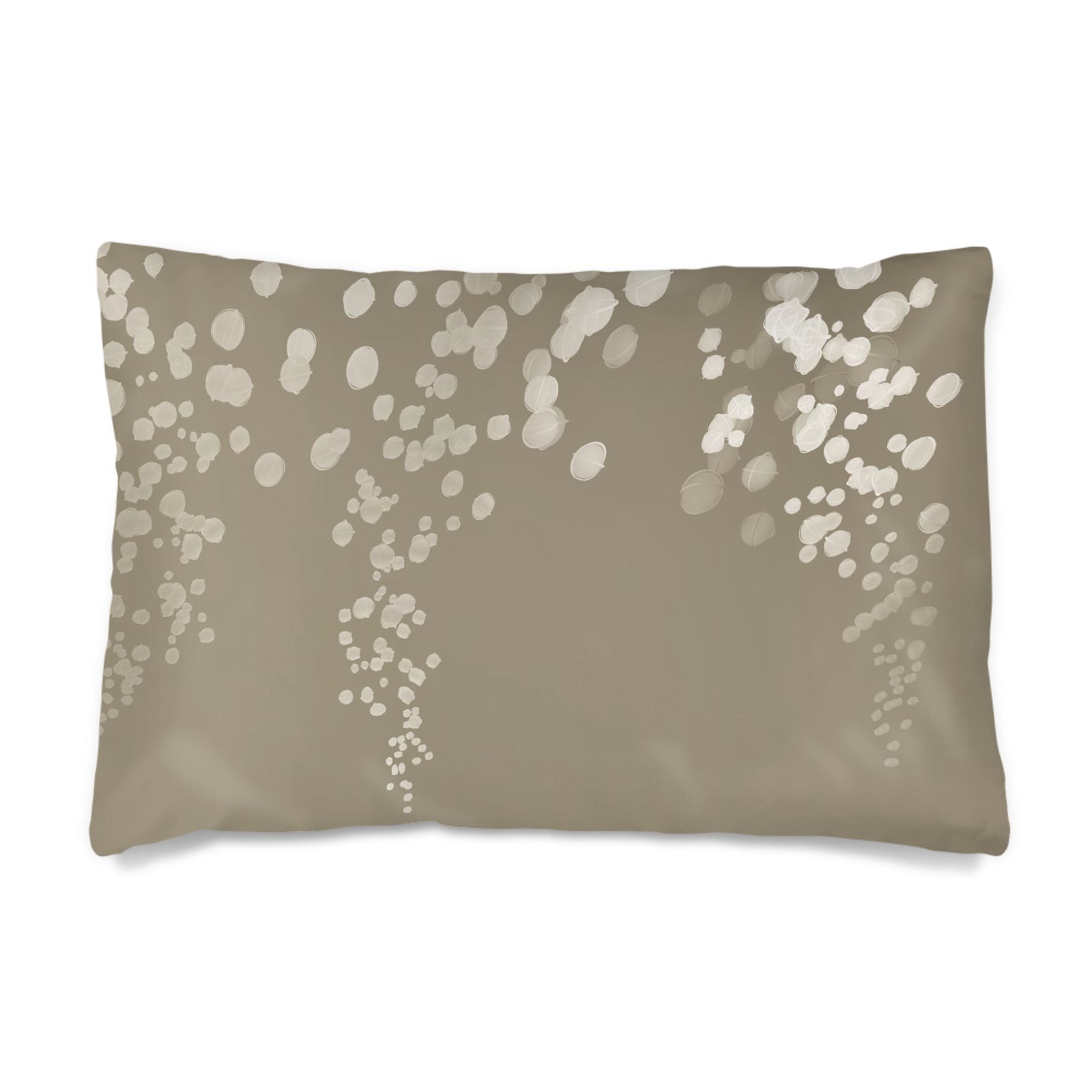 Mycelium 01 Old Bone Silk Pillow Case
