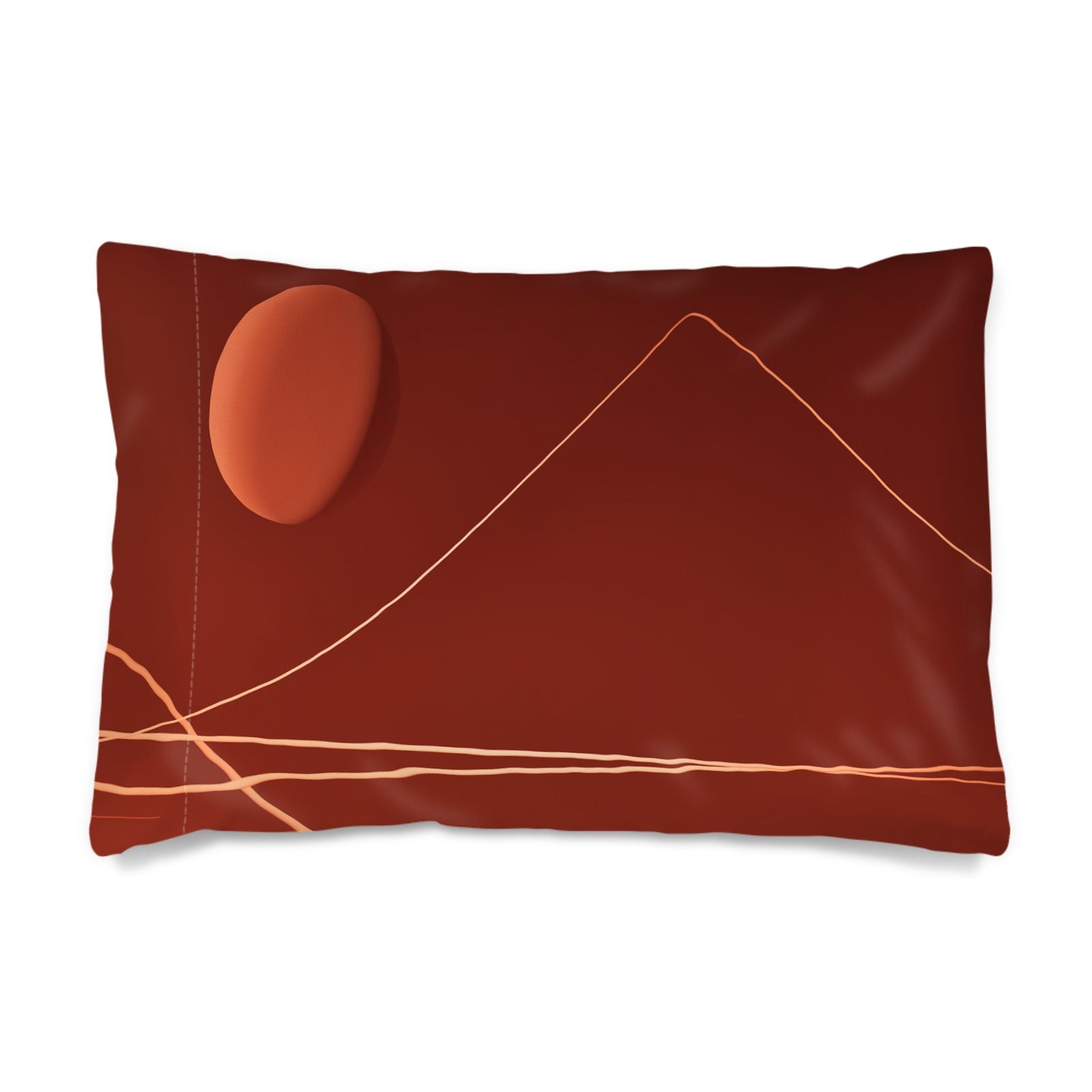 Rhino 01 Scorched Earth Silk Pillow Case