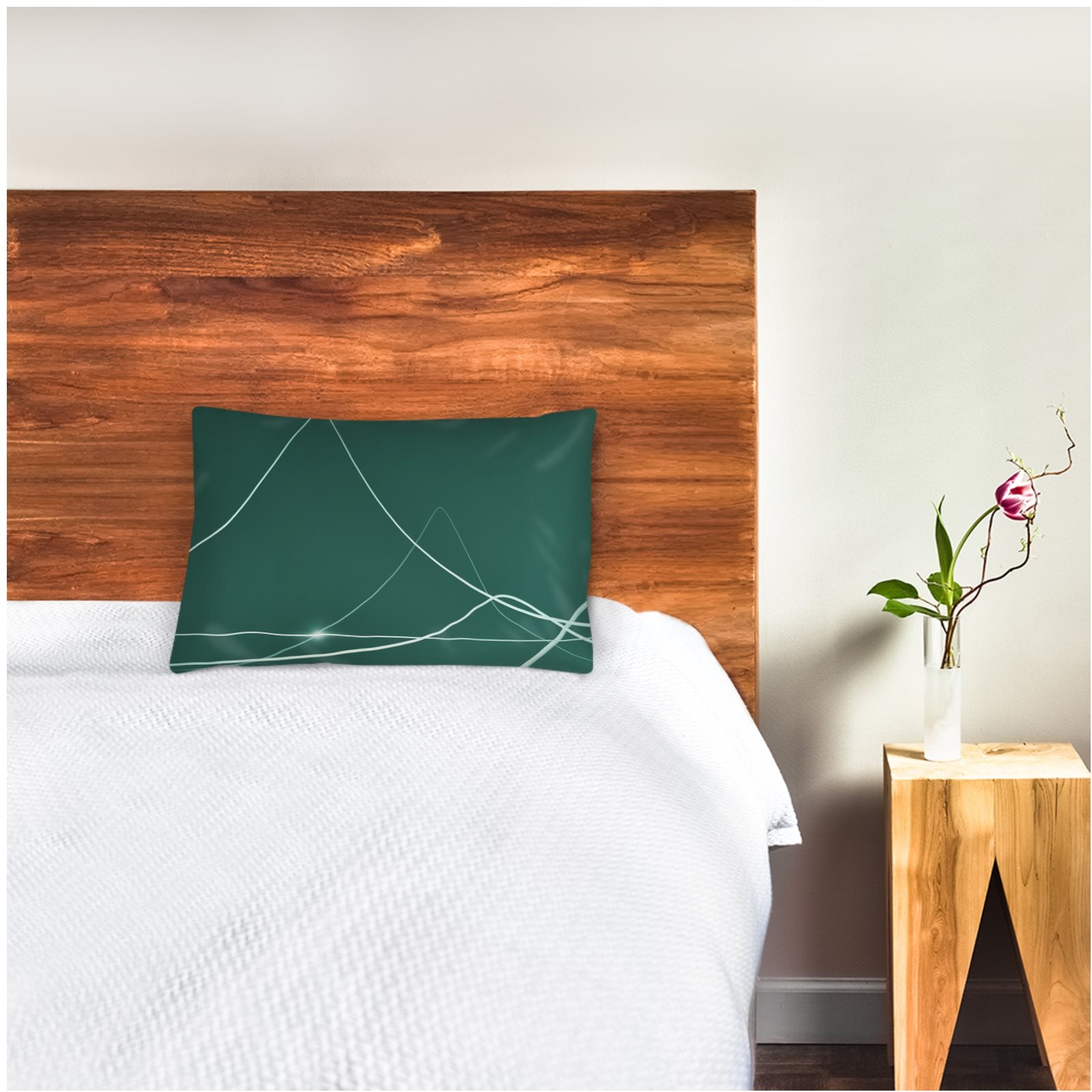 Rhino 01 Quenched Steel Silk Pillow Case