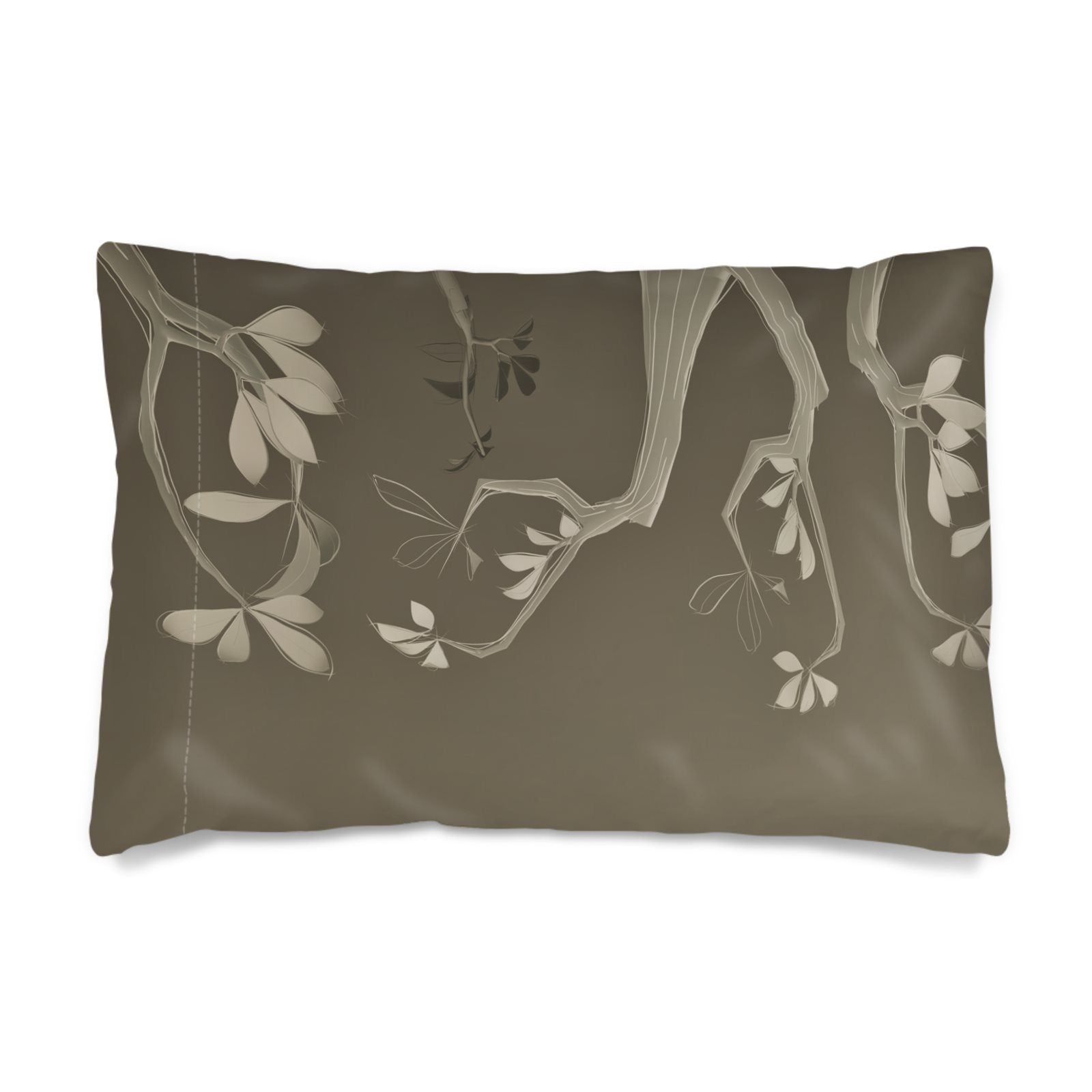Giraffe 01 Old Bone Silk Pillow Case