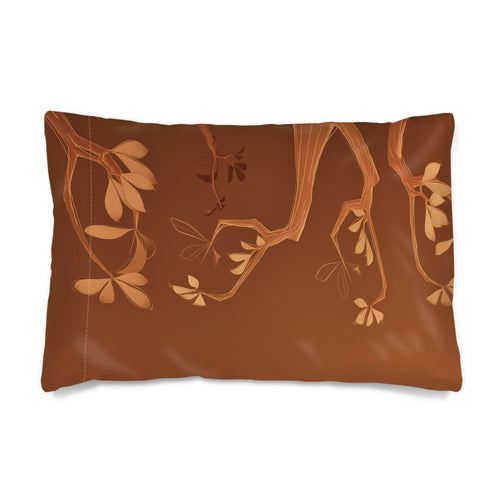 Giraffe 01 Baked Clay Silk Pillow Case