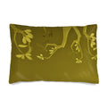 Giraffe 01 Golden Olive Pillow Case
