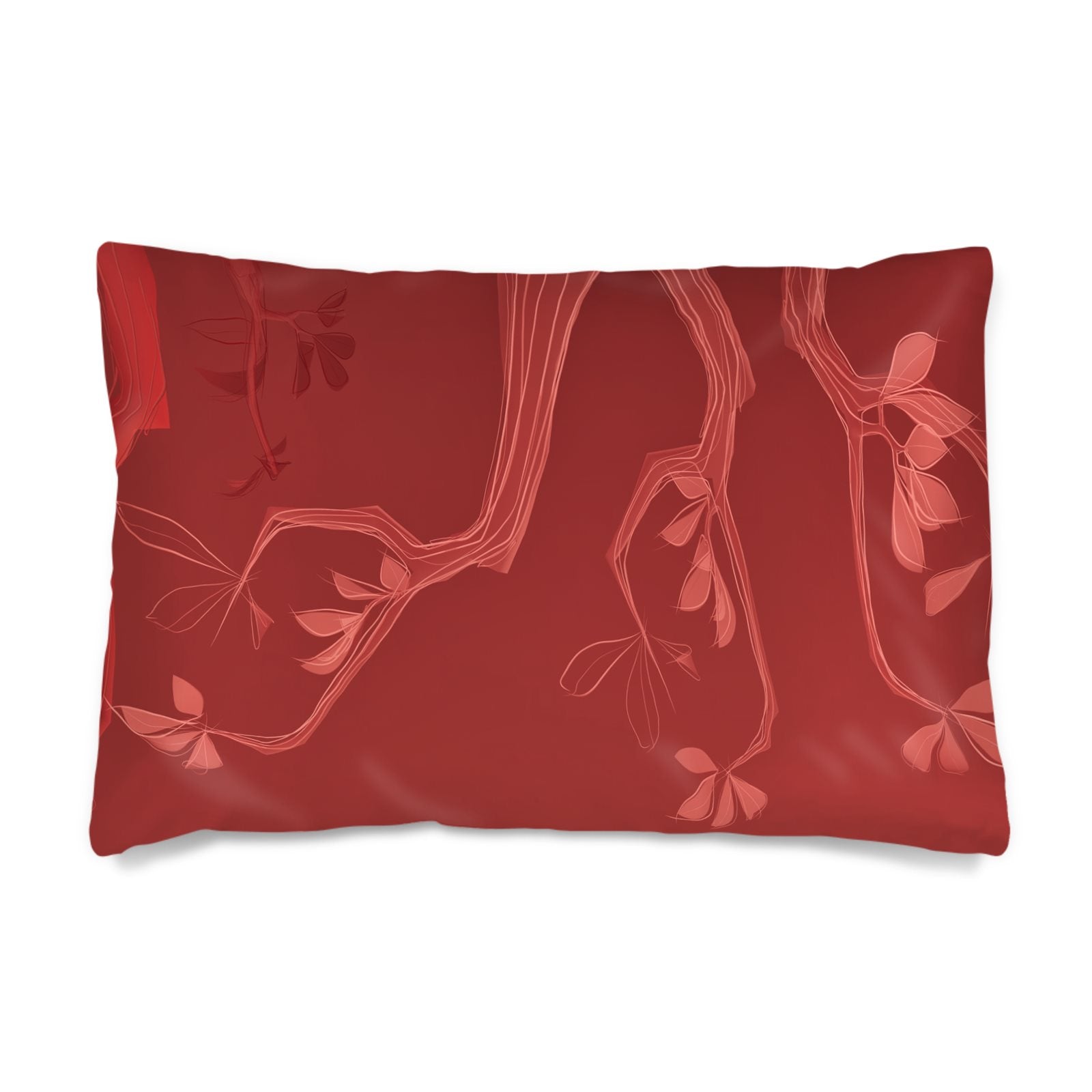 Giraffe 01 Rich Berry Silk Pillow Case