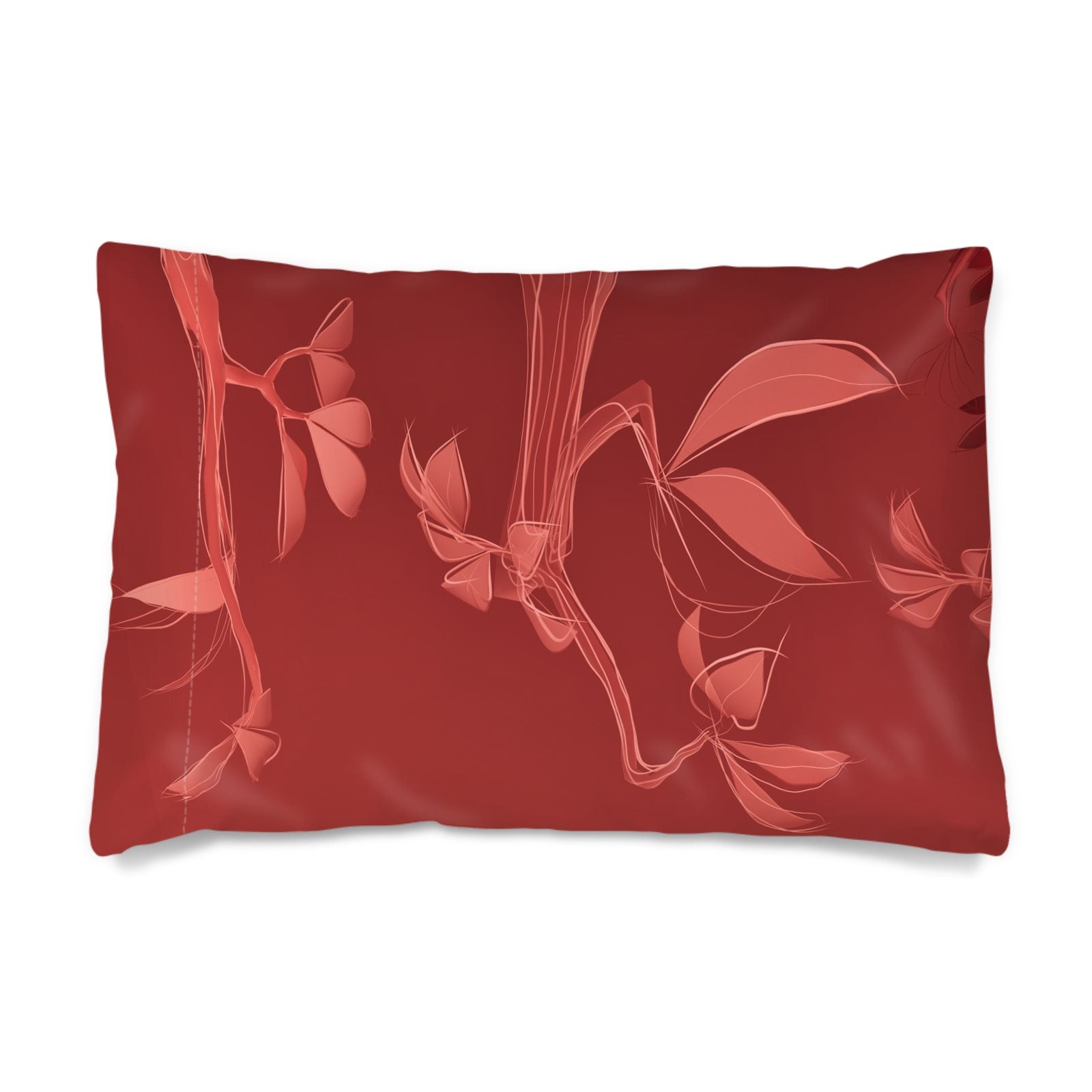 Giraffe 01 Rich Berry Silk Pillow Case