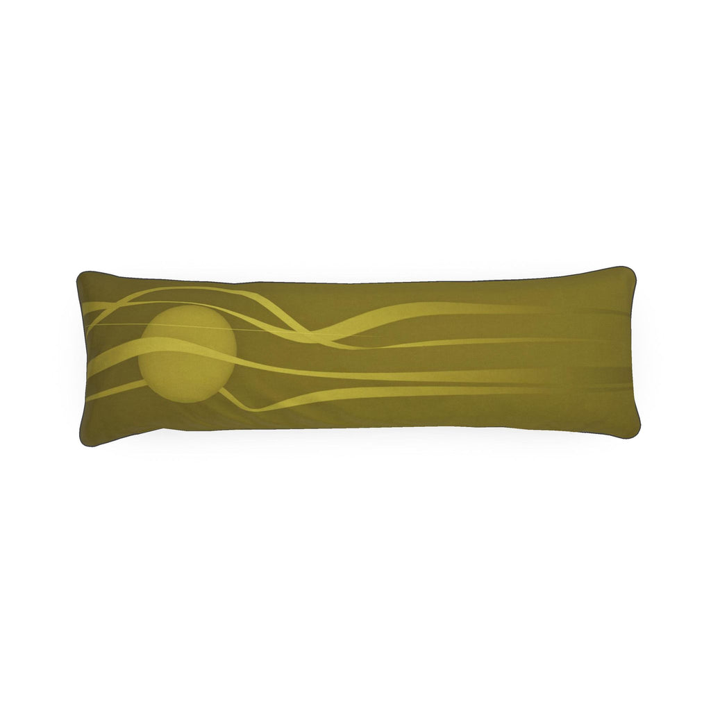 Stag 01 Golden Olive Bolster Cushion