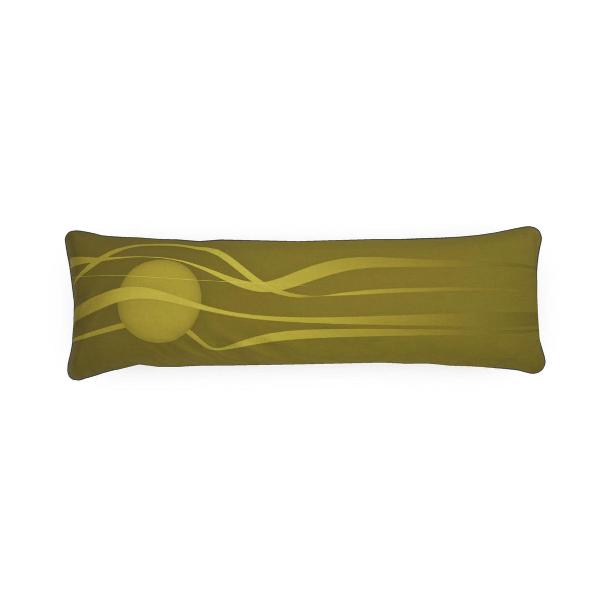Stag 01 Golden Olive Bolster Cushion