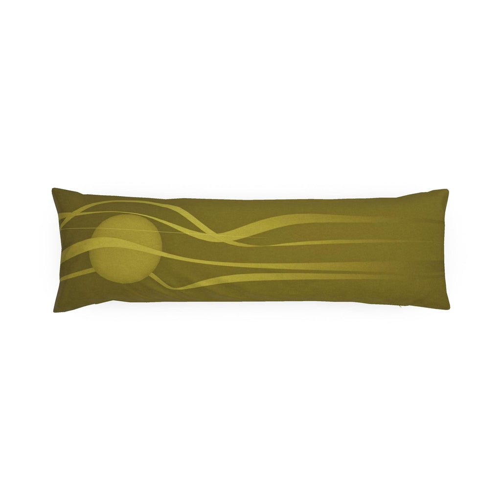 Stag 01 Golden Olive Bolster Cushion