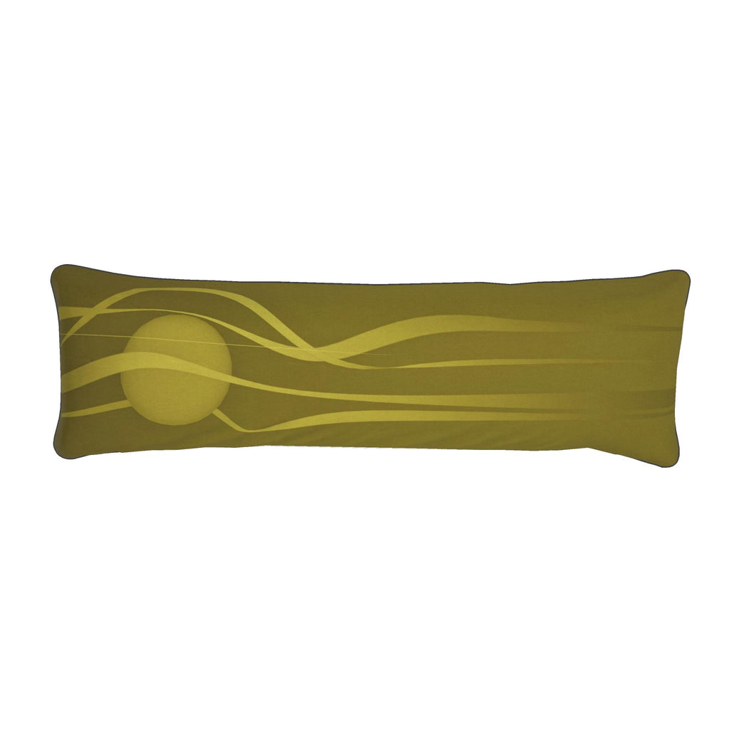 Stag 01 Golden Olive Bolster Cushion