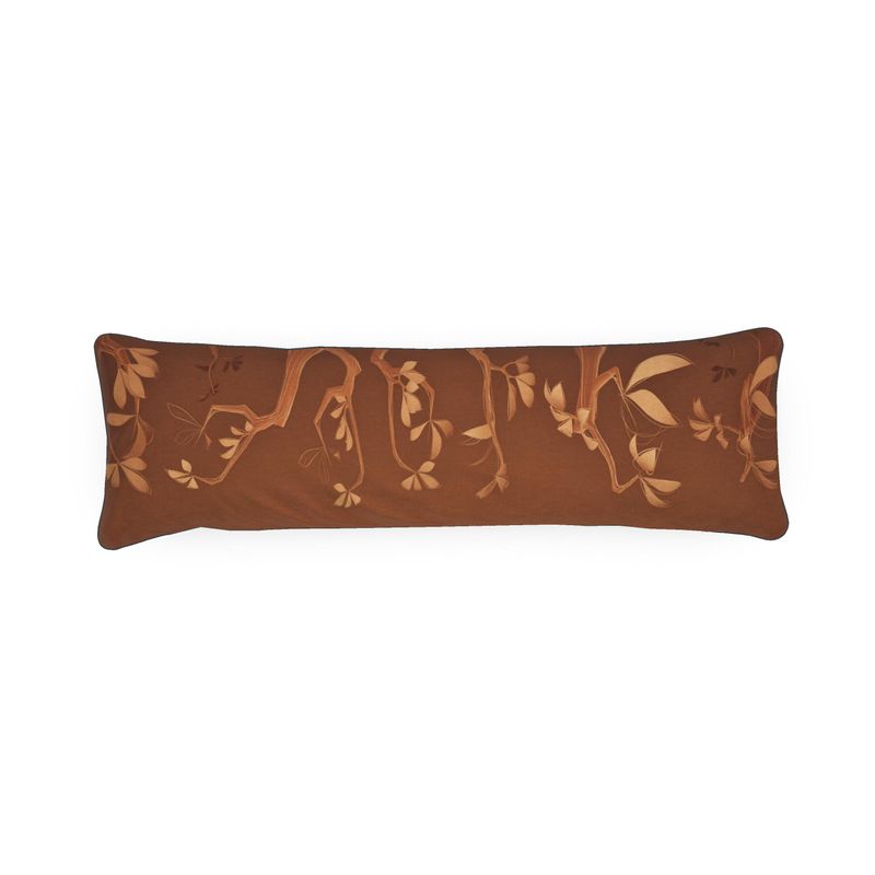 Giraffe 01 Baked Clay Bolster Cushion