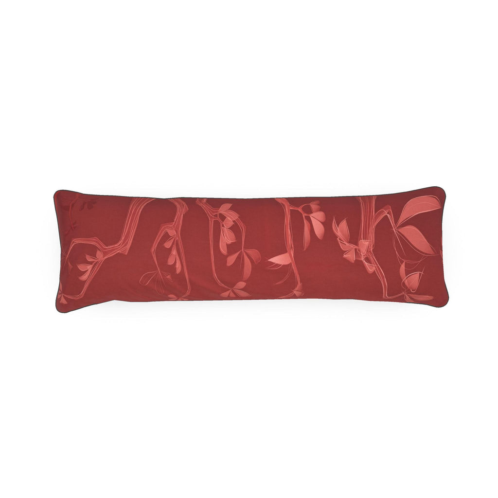 Giraffe 01 Rich Berry Bolster Cushion
