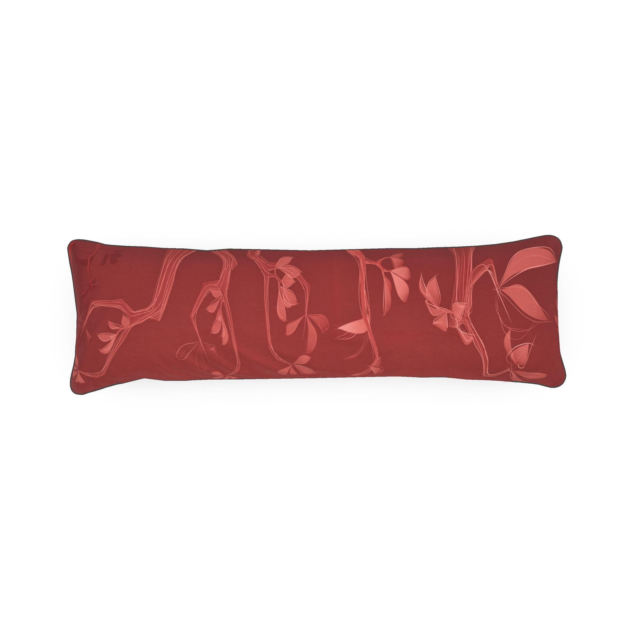 Giraffe 01 Rich Berry Bolster Cushion