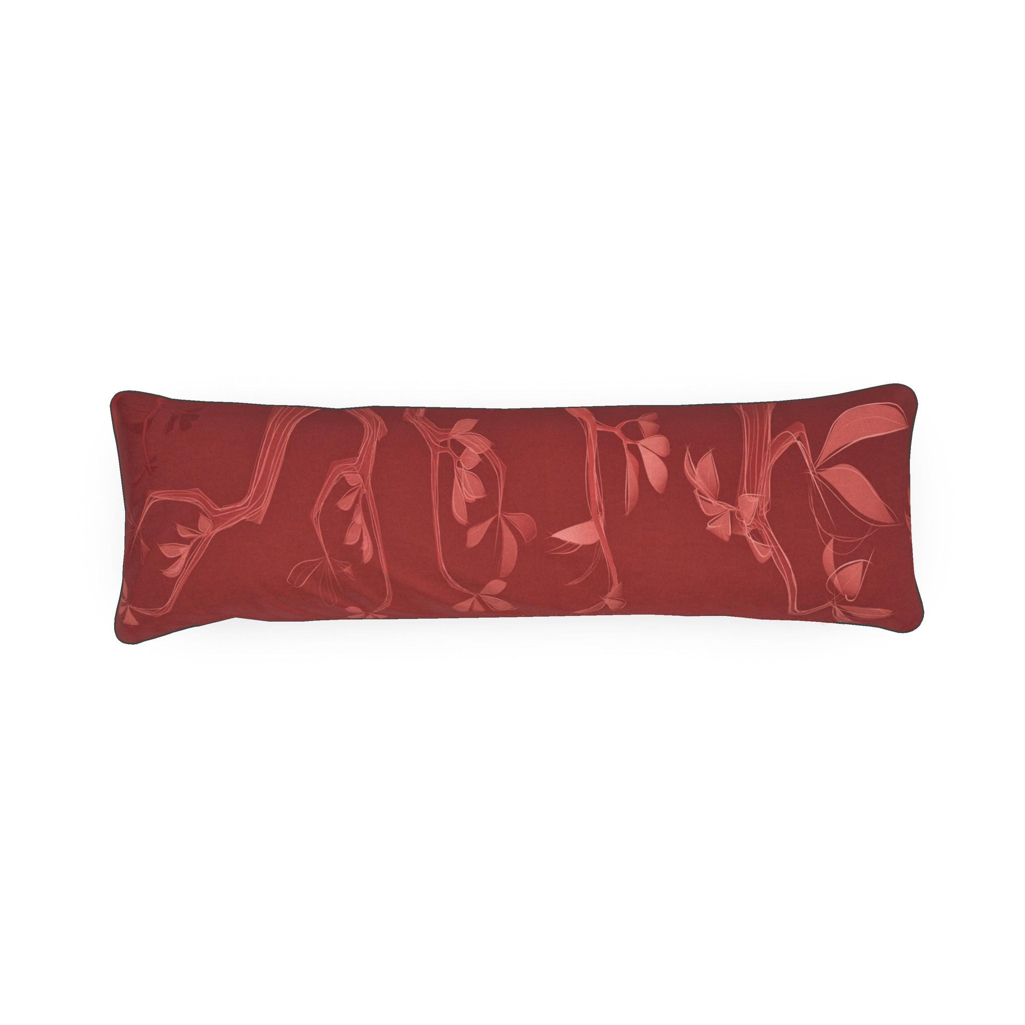Giraffe 01 Rich Berry Bolster Cushion