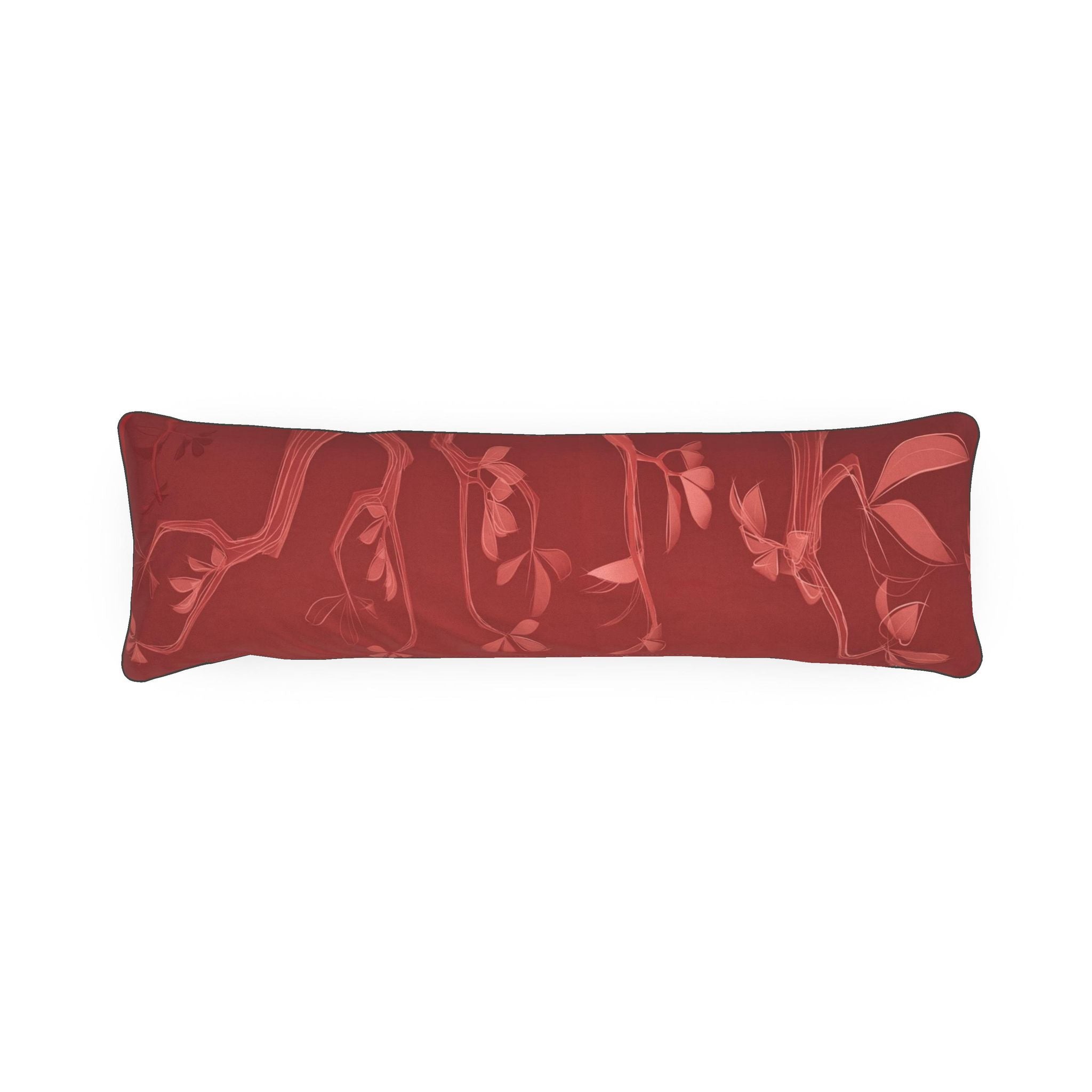 Giraffe 01 Rich Berry Bolster Cushion