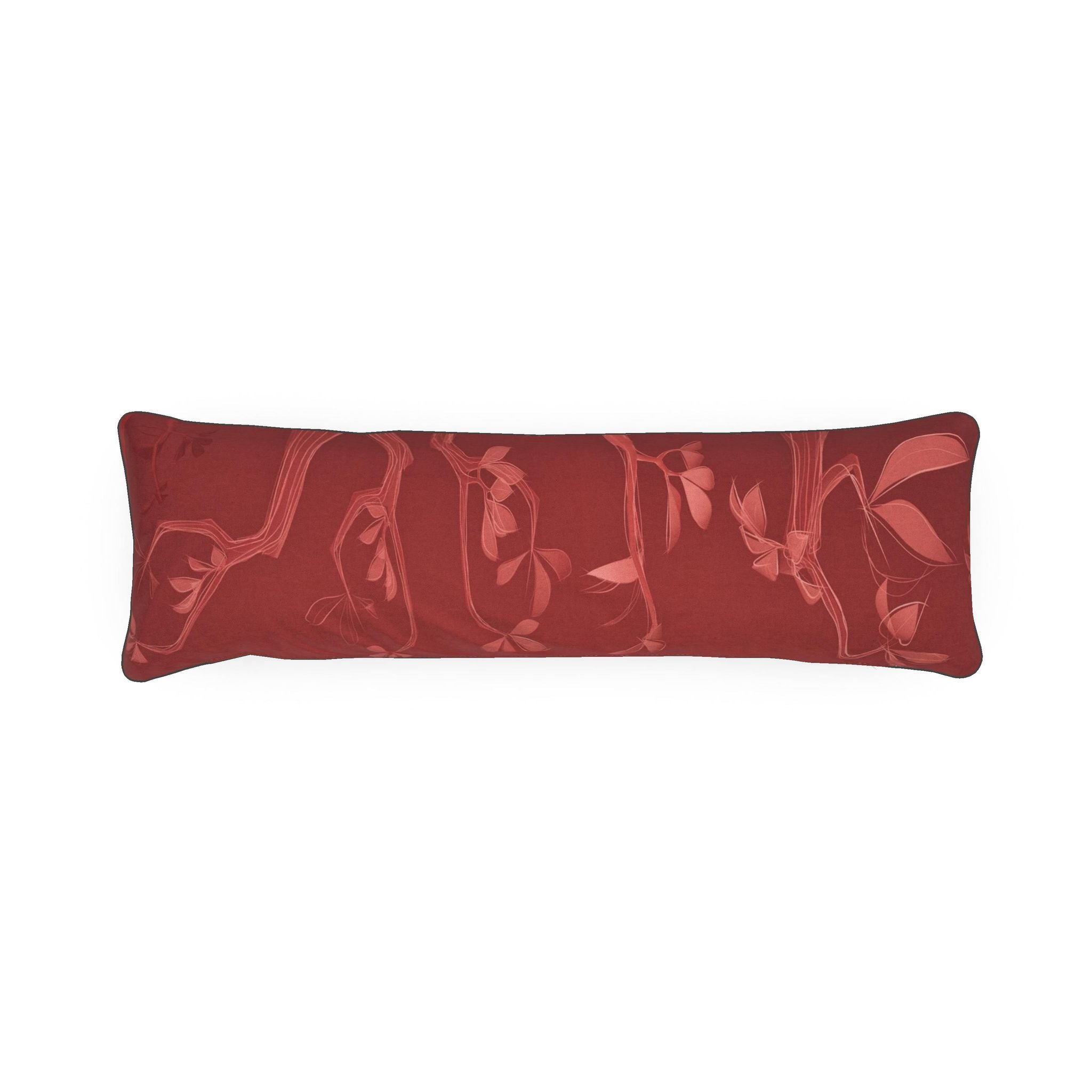 Giraffe 01 Rich Berry Bolster Cushion